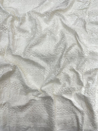 Mysore Silk Embroidery Dyeable
