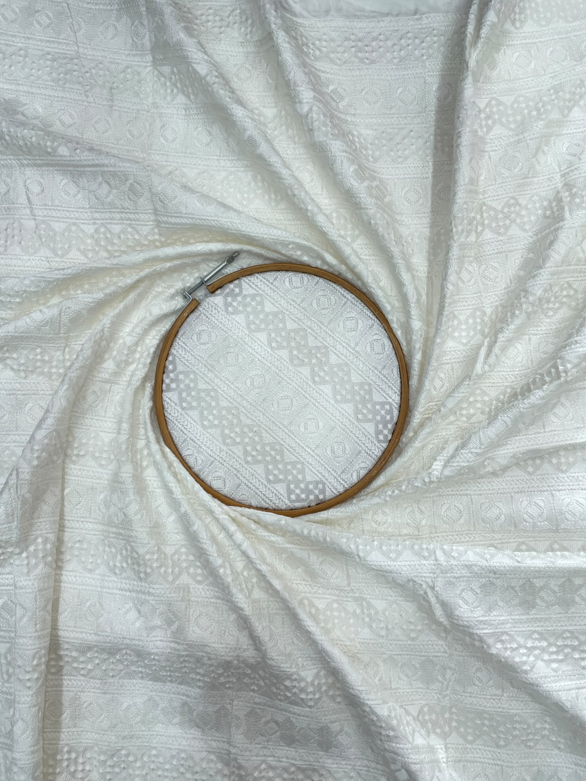 Mysore Silk Embroidery Dyeable
