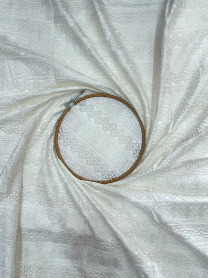 Mysore Silk Embroidery Dyeable