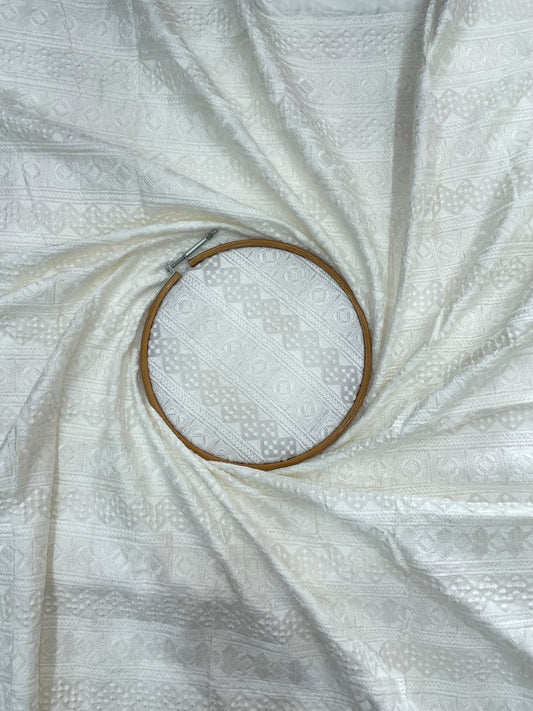 Mysore Silk Embroidery Dyeable
