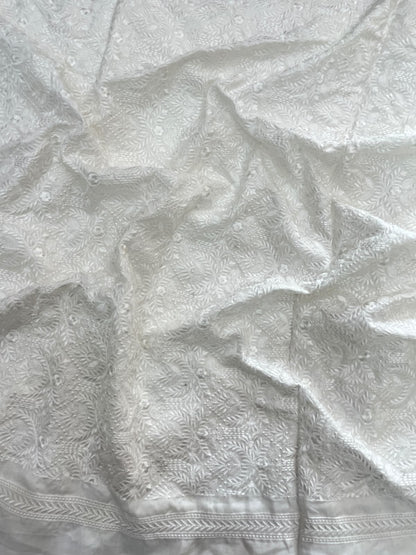 Mysore Silk Embroidery Dyeable