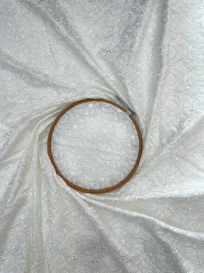 Mysore Silk Embroidery Dyeable