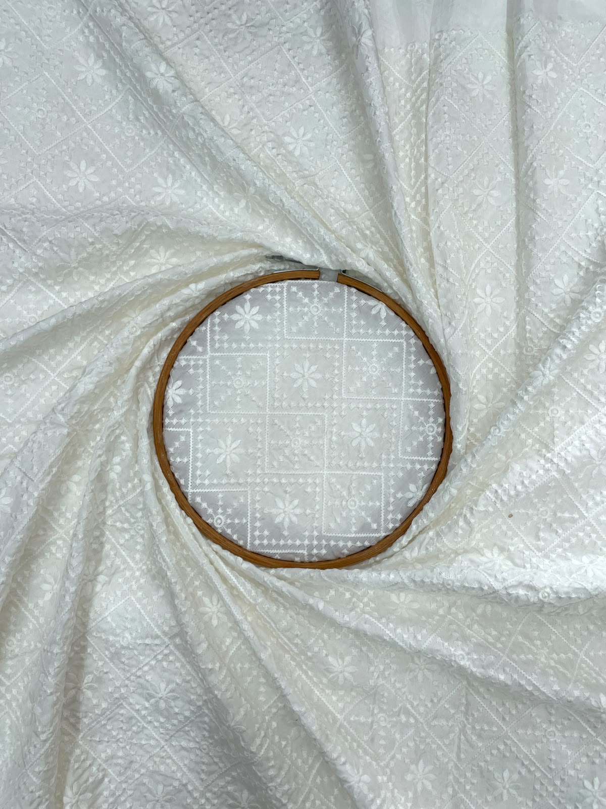 Mysore Silk Embroidery Dyeable