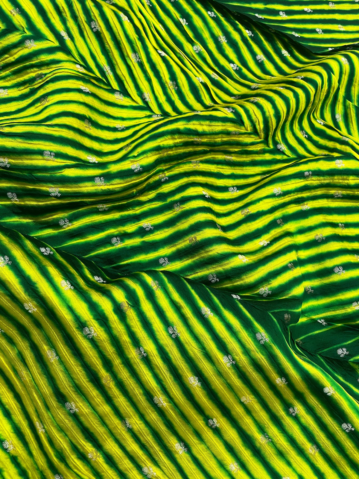 Pure Dupion Silk Zari Butti (44"inch)