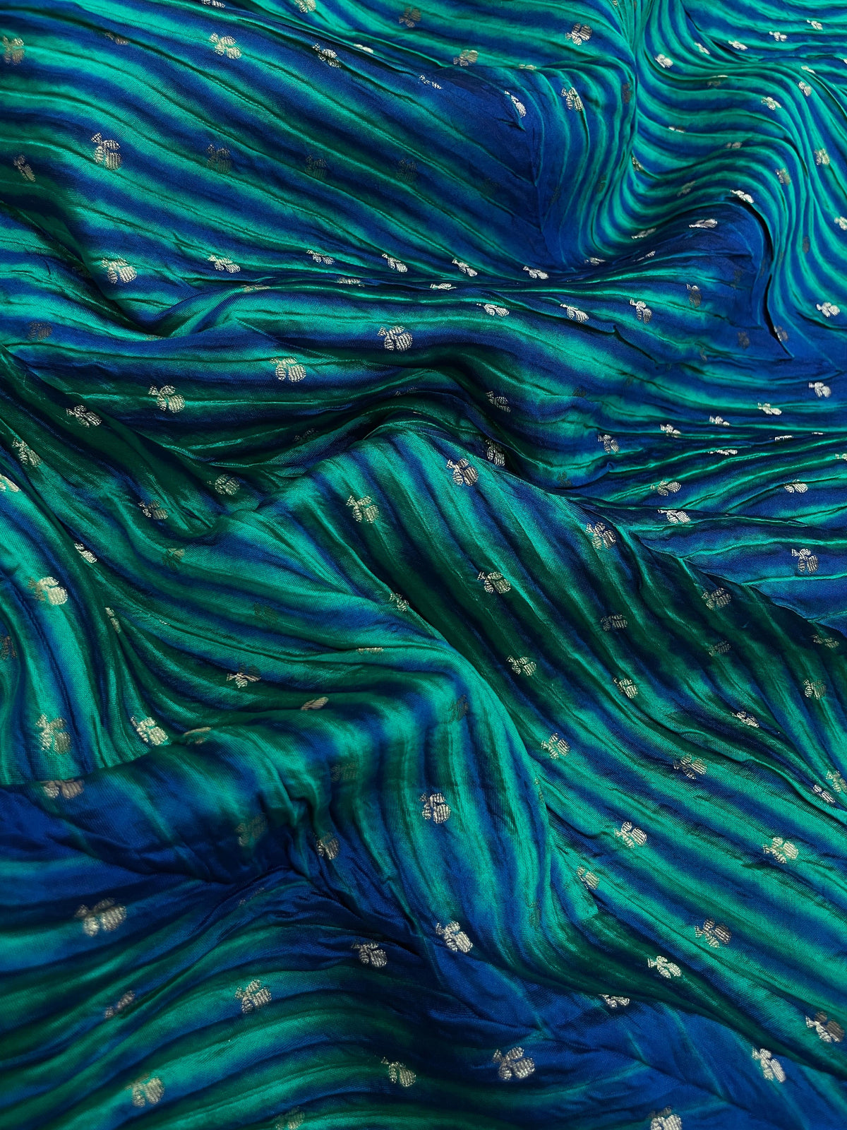 Pure Dupion Silk Zari Butti (44"inch)