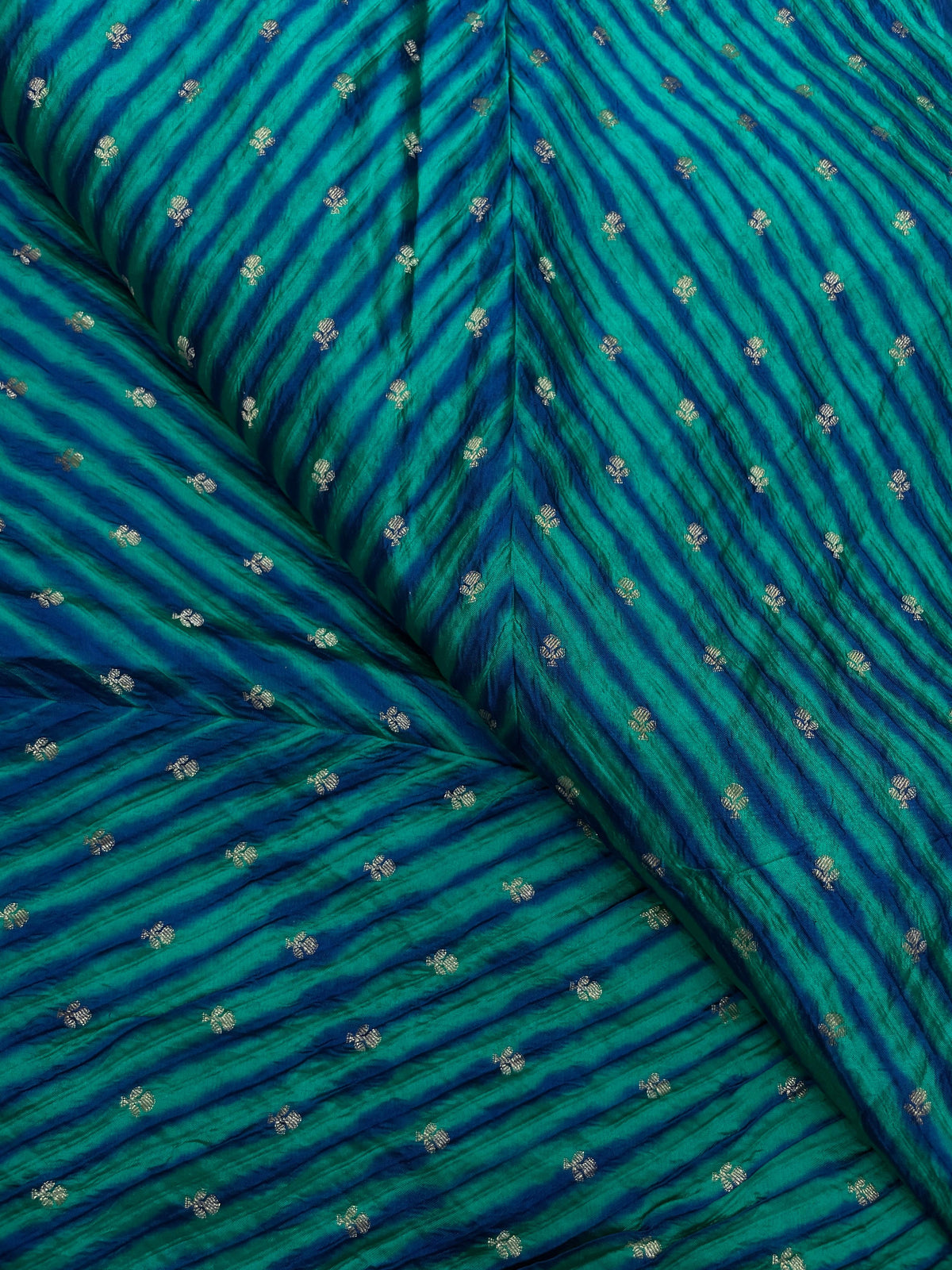 Pure Dupion Silk Zari Butti (44"inch)