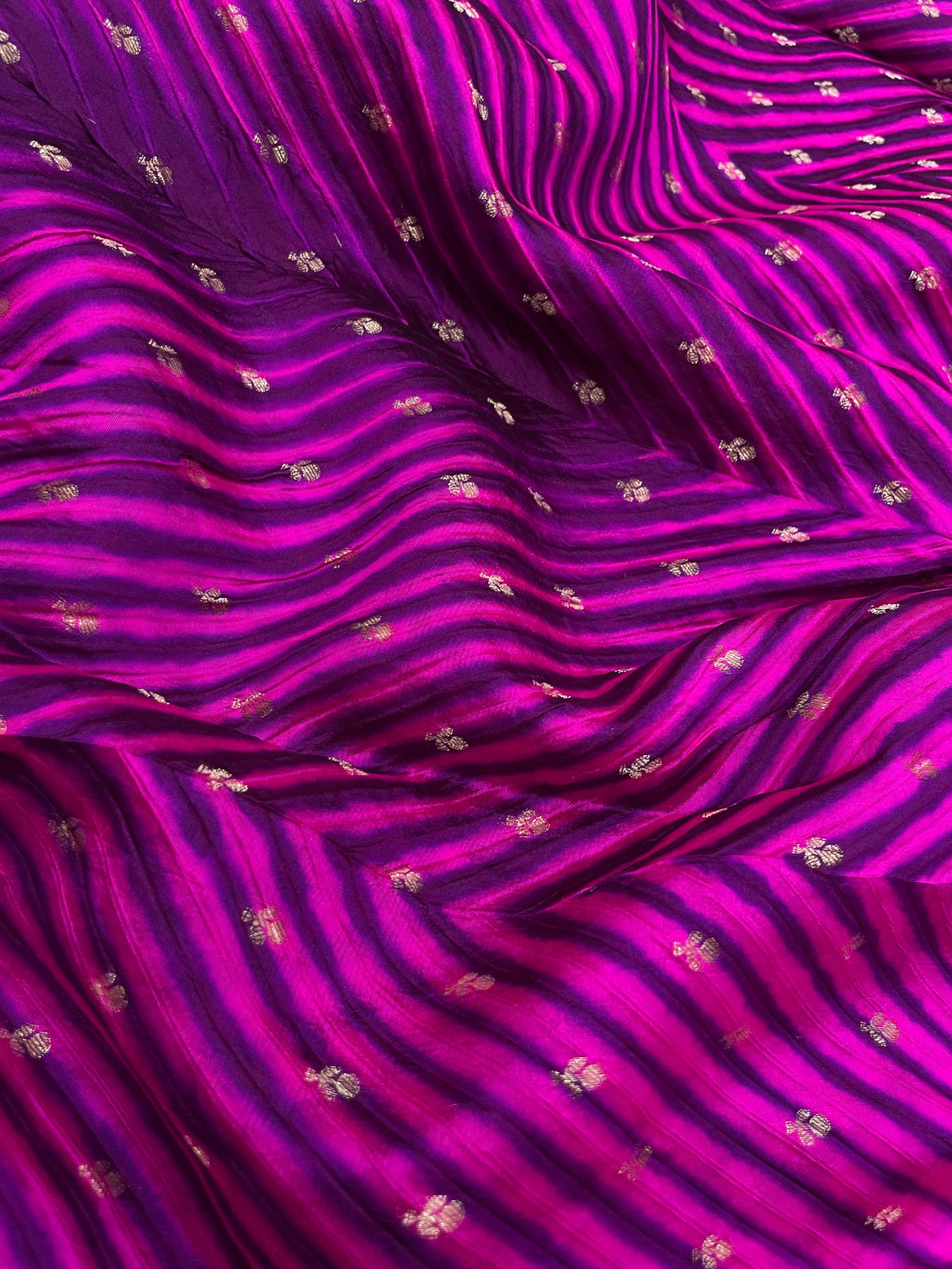 Pure Dupion Silk Zari Butti (44"inch)