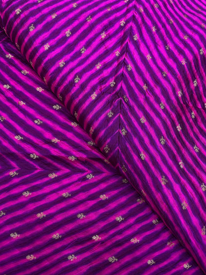 Pure Dupion Silk Zari Butti (44"inch)