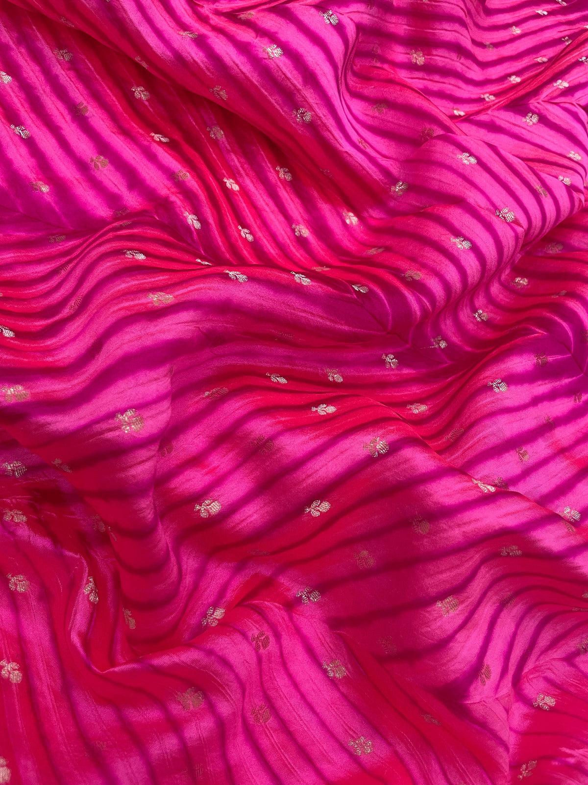 Pure Dupion Silk Zari Butti (44"inch)