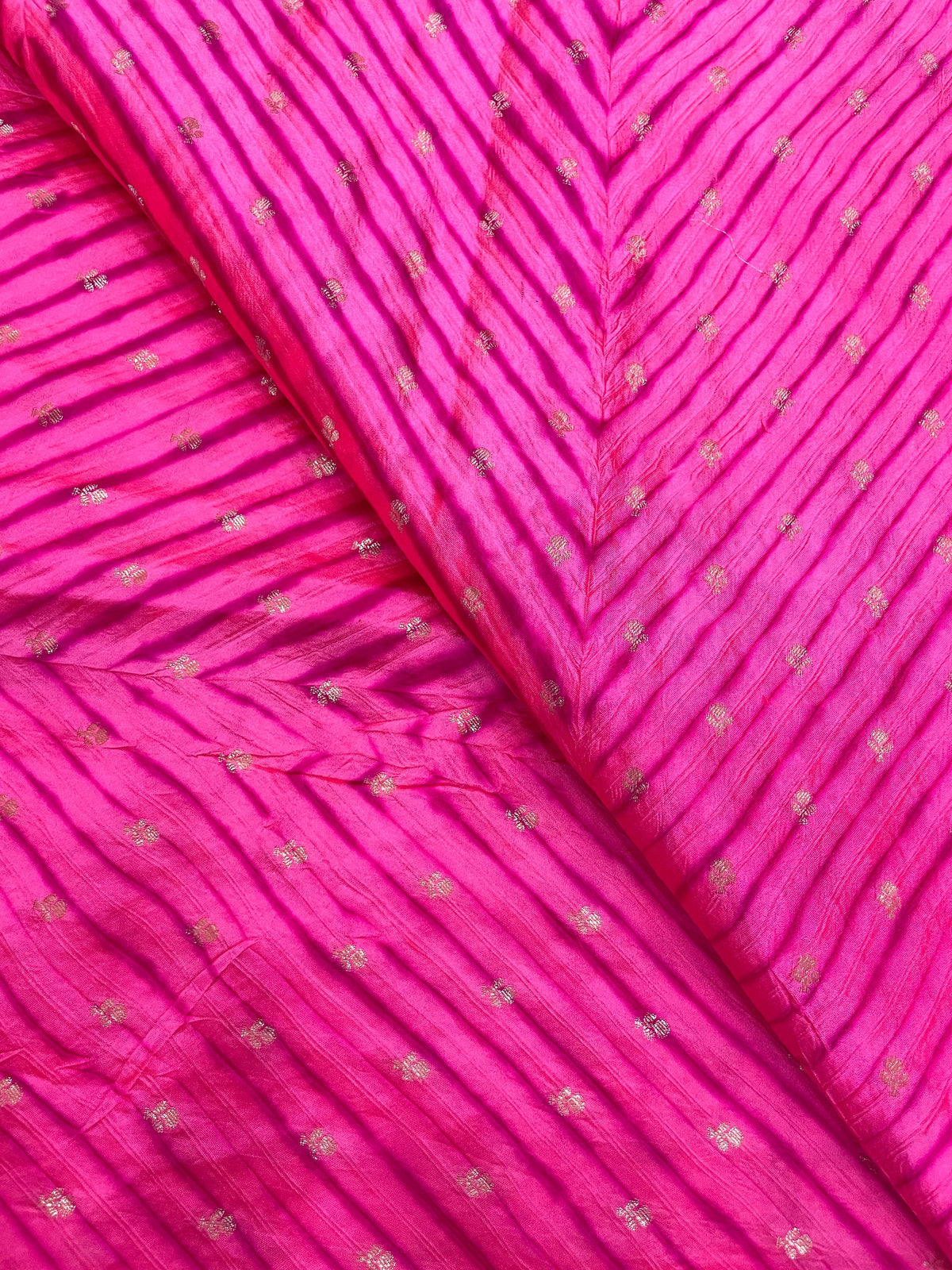Pure Dupion Silk Zari Butti (44"inch)