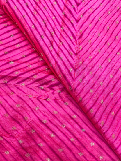 Pure Dupion Silk Zari Butti (44"inch)