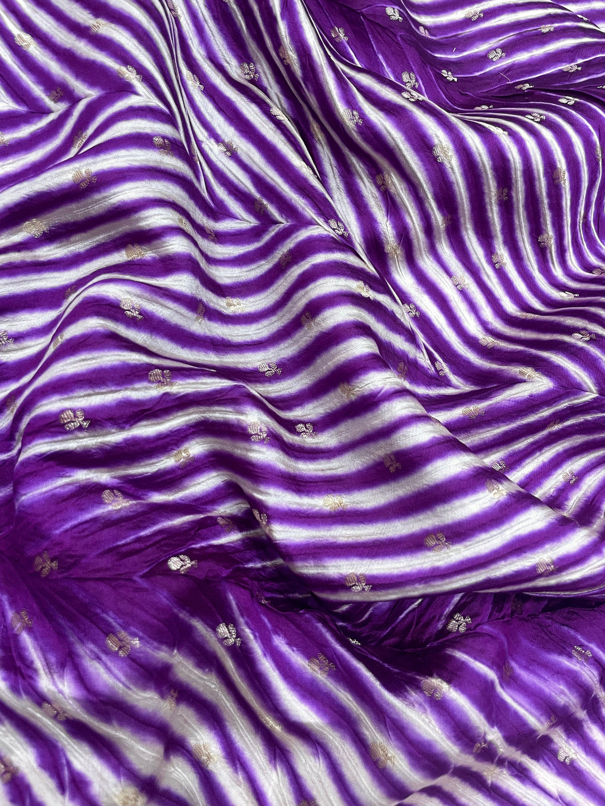 Pure Dupion Silk Zari Butti (44"inch)