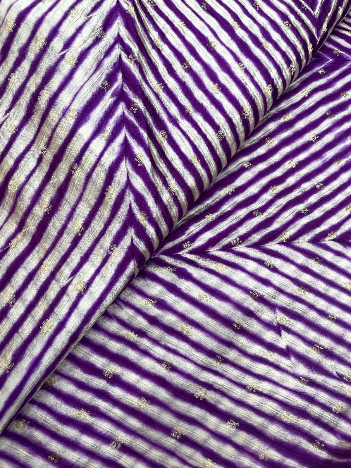 Pure Dupion Silk Zari Butti (44"inch)