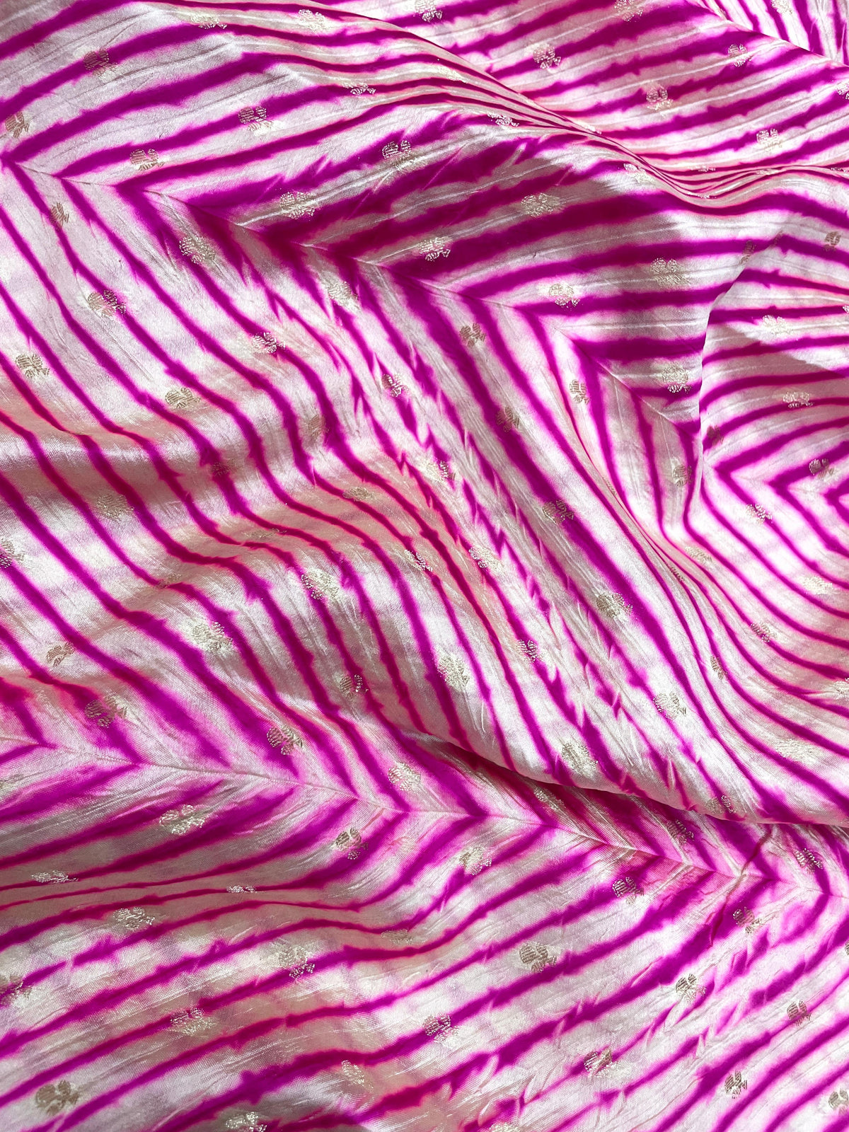 Pure Dupion Silk Zari Butti (44"inch)