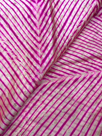 Pure Dupion Silk Zari Butti (44"inch)