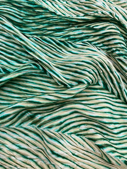 Pure Dupion Silk With Fancy Hand Sibori