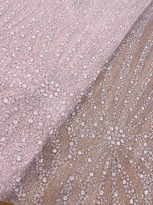 Net Beads Embroidery (54'inch)