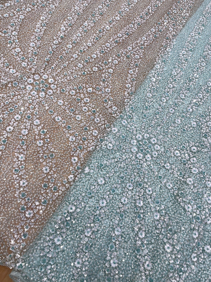 Net Beads Embroidery (54'inch)