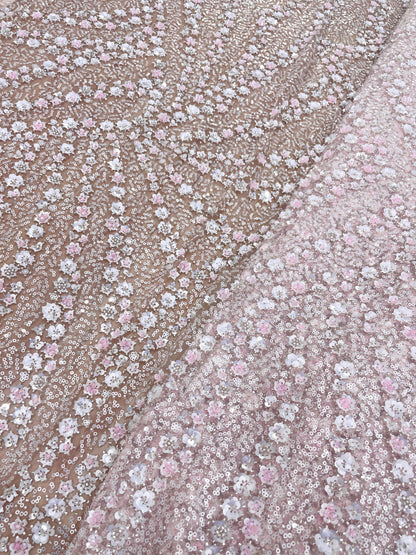 Net Beads Embroidery (54'inch)