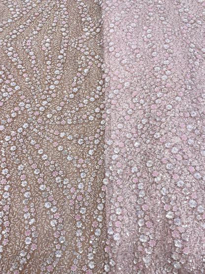 Net Beads Embroidery (54'inch)