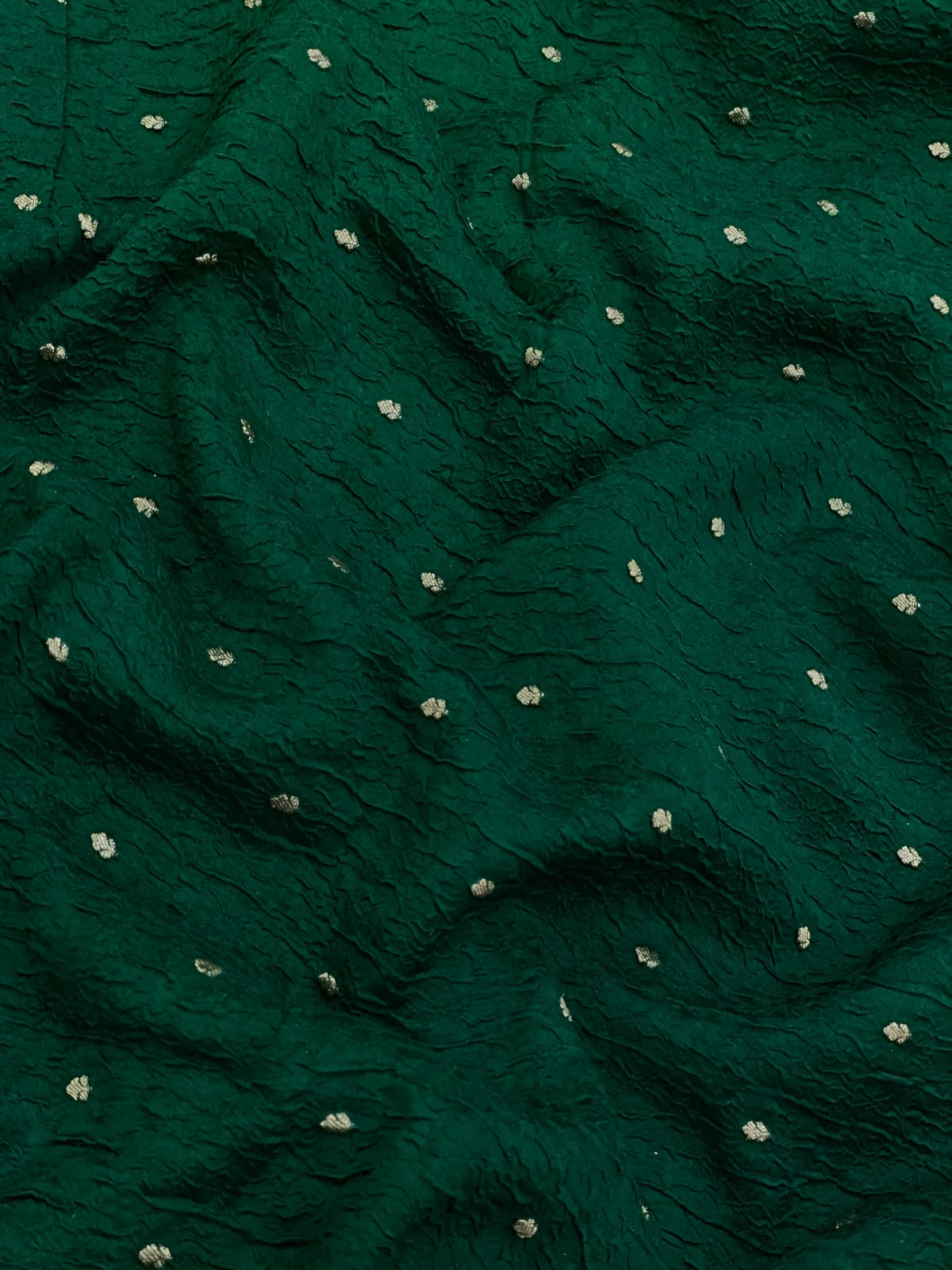 Pure Dupion Silk Zari Butti (Colours Available) 44"Inch