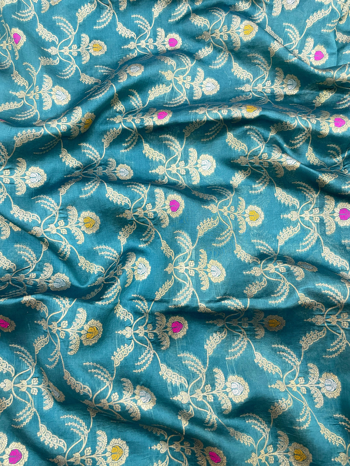 Pure Banarasi Katan Silk With Zari Brocade With Meena