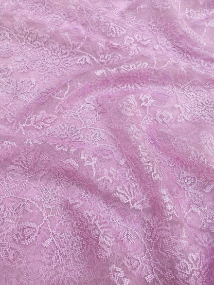 Pure Silk Organza Thread Embroidery