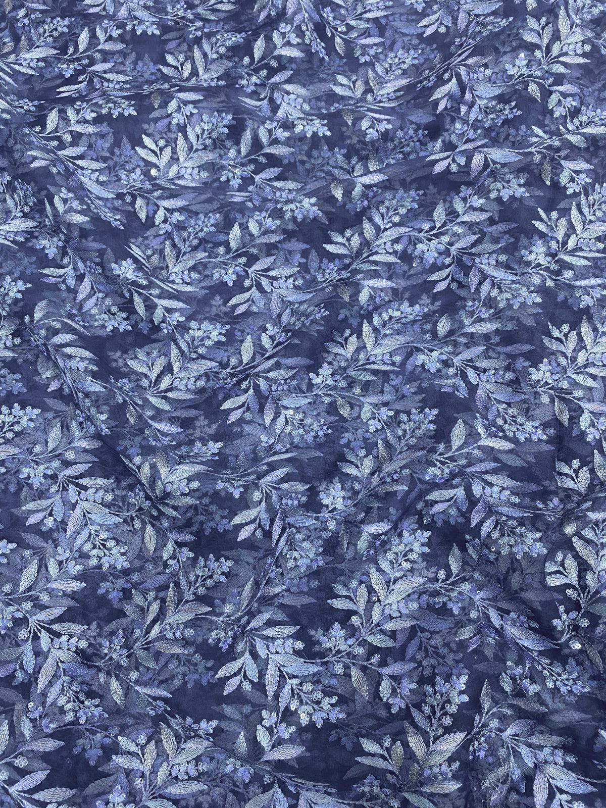 Pure Silk Organza Thread Embroidery