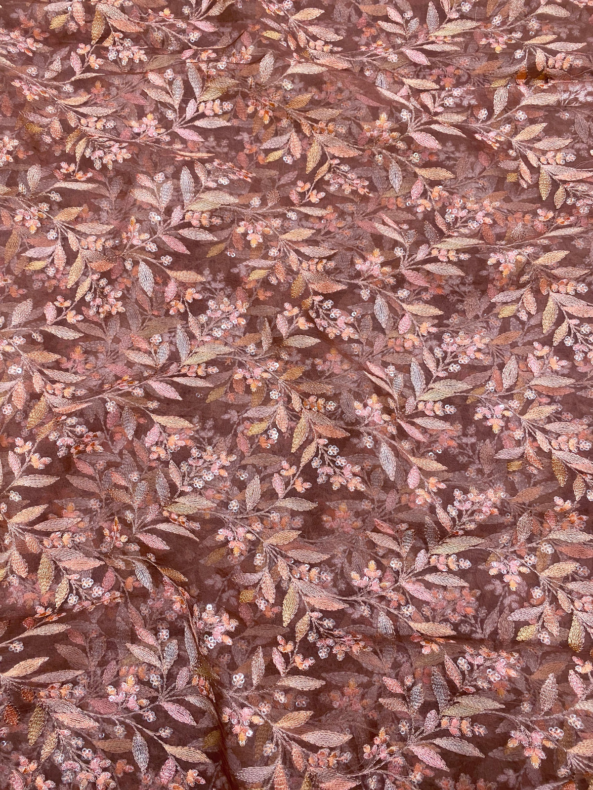 Pure Silk Organza Thread Embroidery