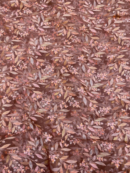 Pure Silk Organza Thread Embroidery