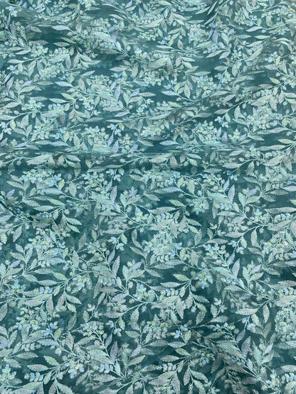 Pure Silk Organza Thread Embroidery