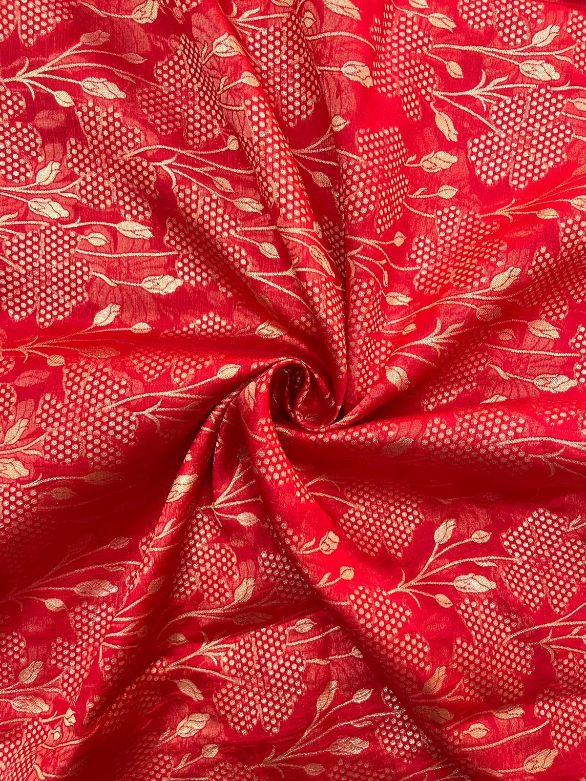 Pure Banarasi Katan Silk Zari Brocade