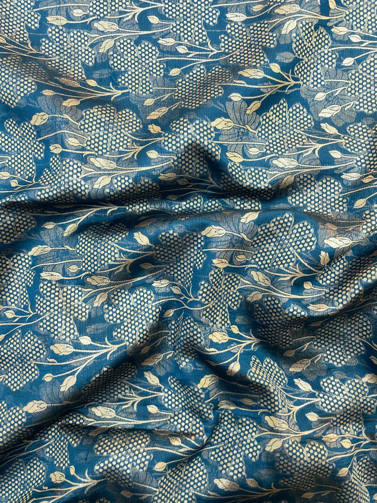 Pure Banarasi Katan Silk Zari Brocade