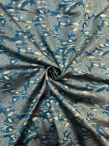 Pure Banarasi Katan Silk Zari Brocade