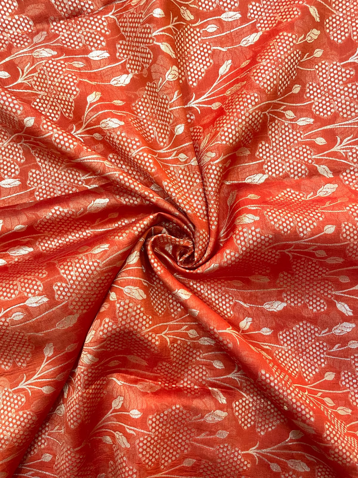 Pure Banarasi Katan Silk Zari Brocade