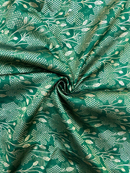 Pure Banarasi Katan Silk Zari Brocade