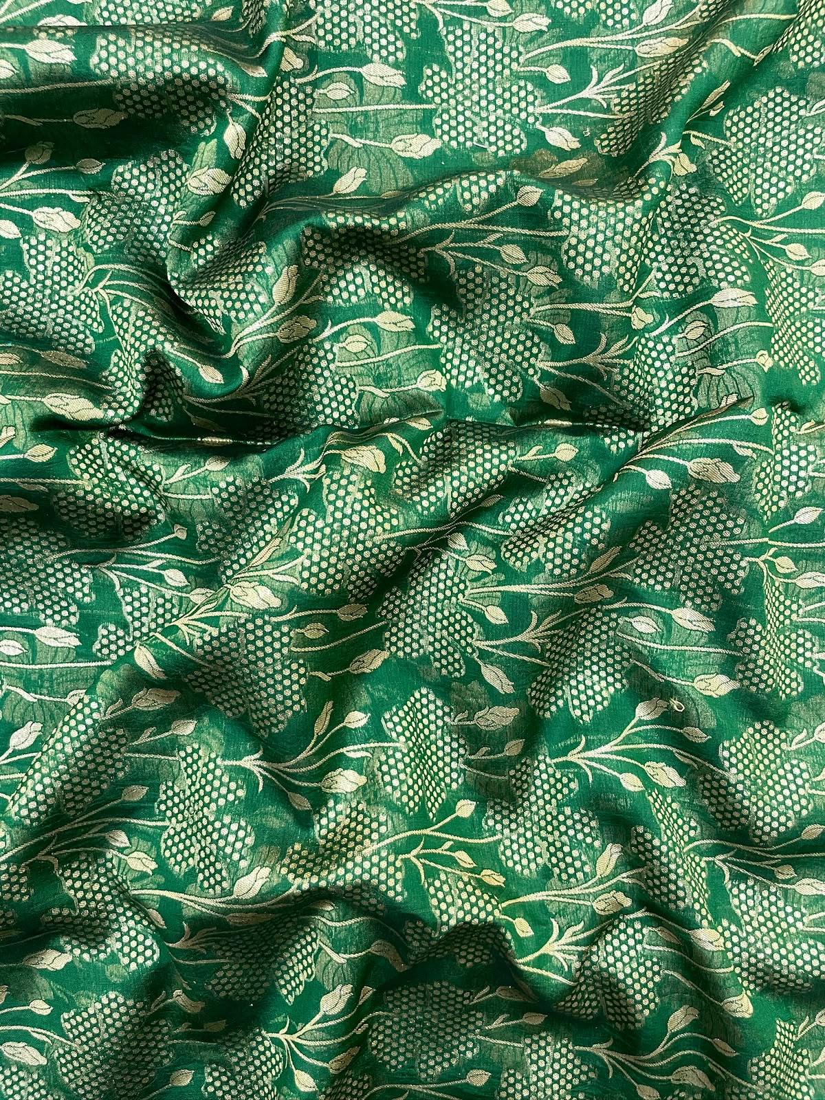 Pure Banarasi Katan Silk Zari Brocade