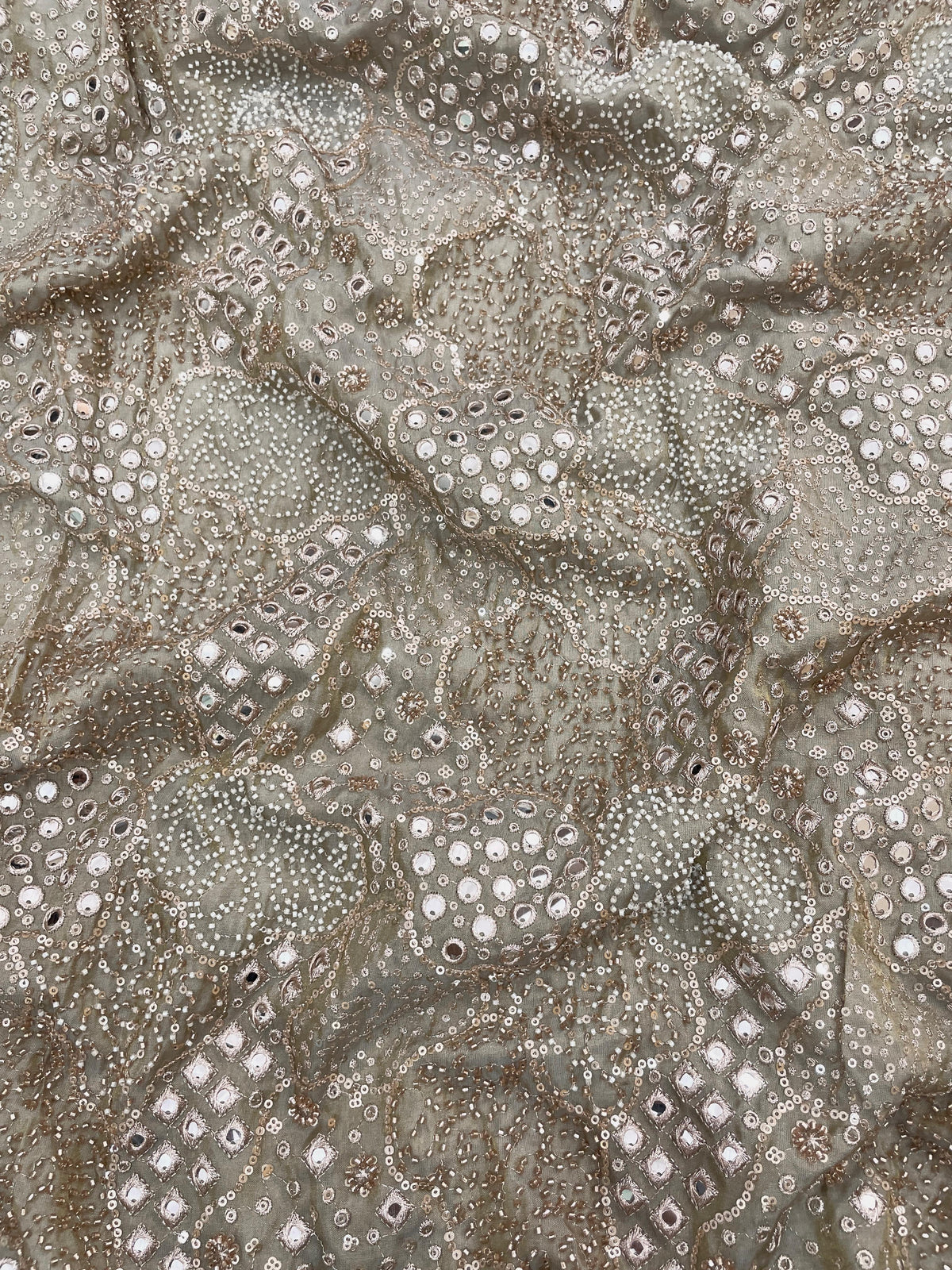 Tissue Beads Embroidery