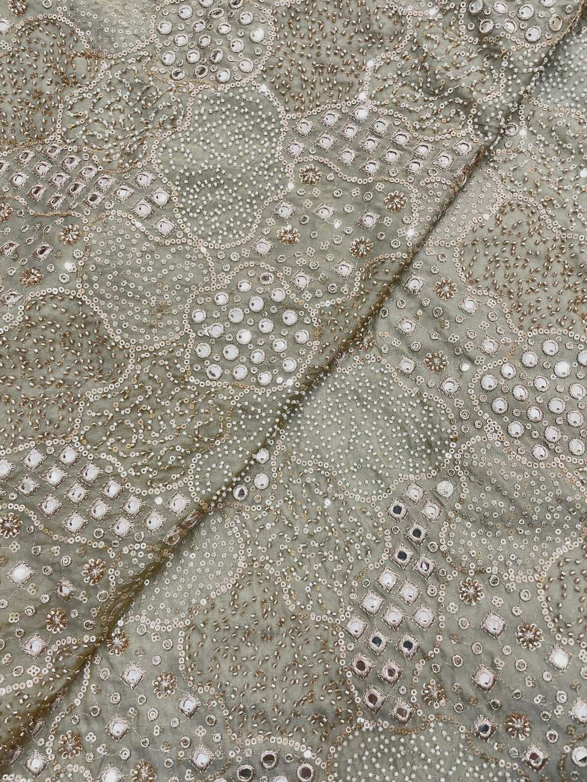 Tissue Beads Embroidery