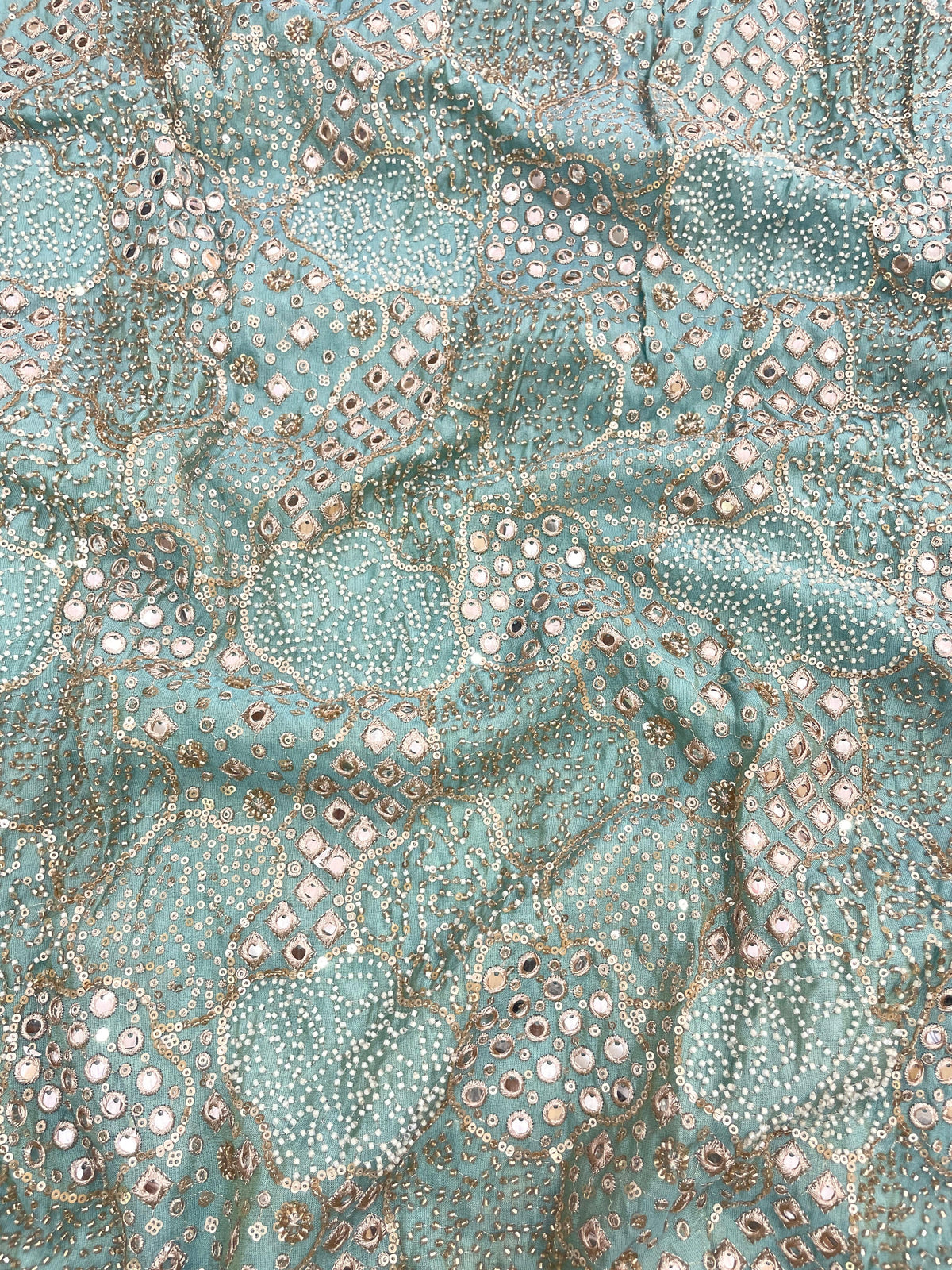Tissue Beads Embroidery
