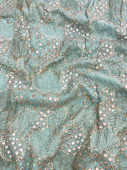 Tissue Beads Embroidery