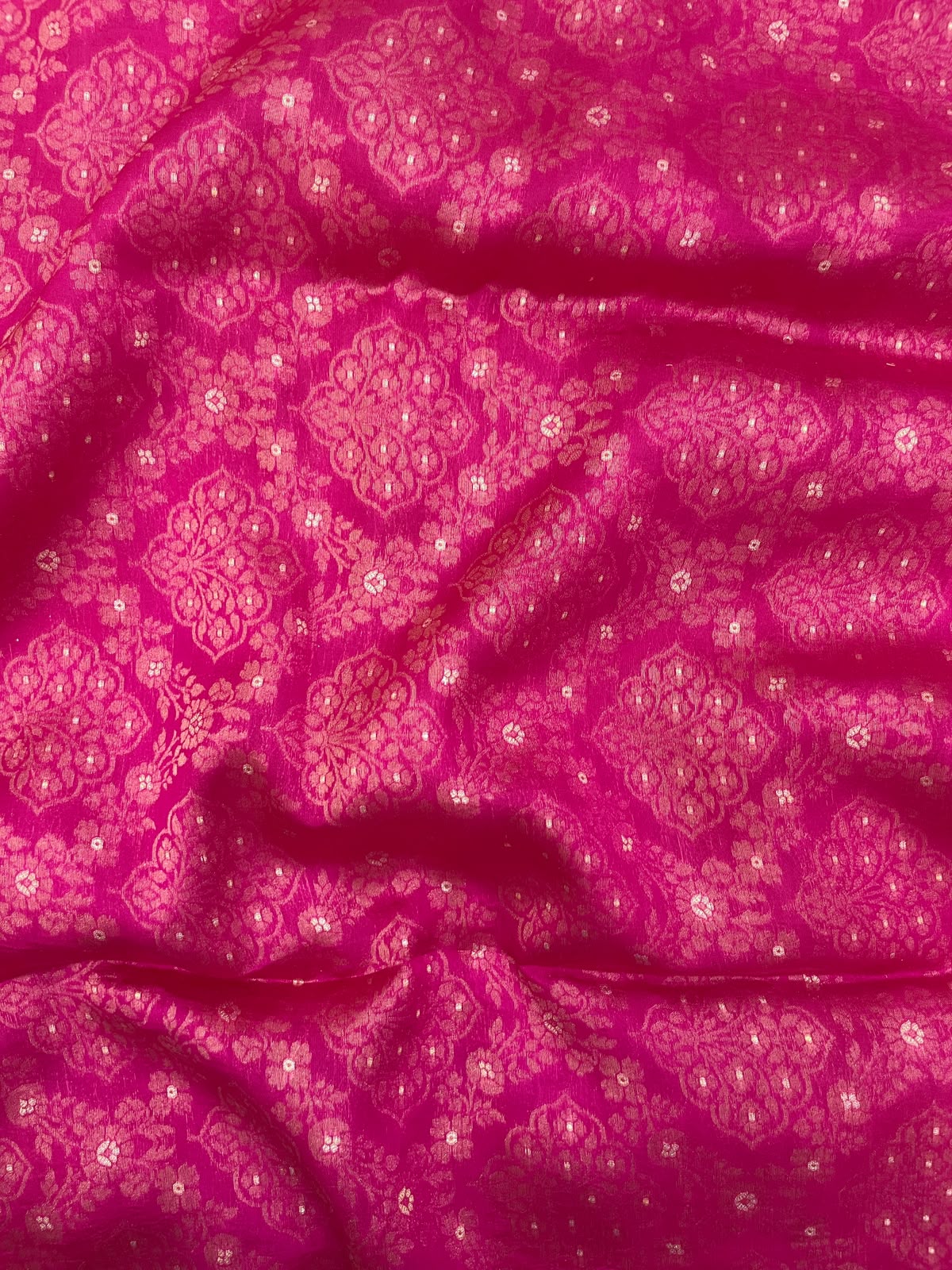 Pure Banarasi Katan Silk Brocade (Colours Available) 44"Inch
