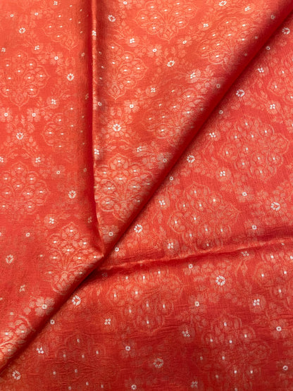 Pure Banarasi Katan Silk Brocade (Colours Available) 44"Inch