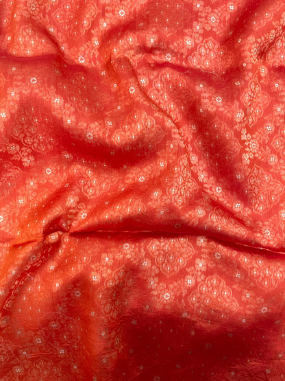 Pure Banarasi Katan Silk Brocade (Colours Available) 44"Inch