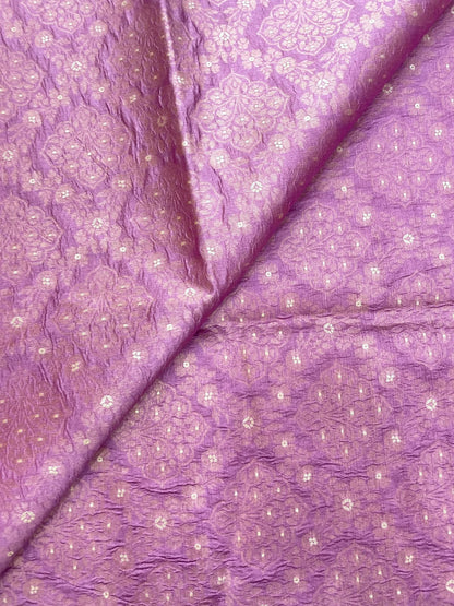 Pure Banarasi Katan Silk Brocade (Colours Available) 44"Inch