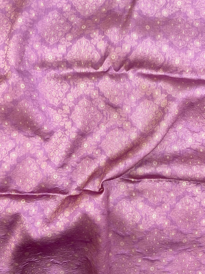 Pure Banarasi Katan Silk Brocade (Colours Available) 44"Inch