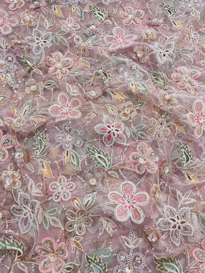 Net Beads Embroidery (Colours Available)