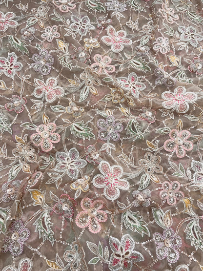 Net Beads Embroidery (Colours Available)