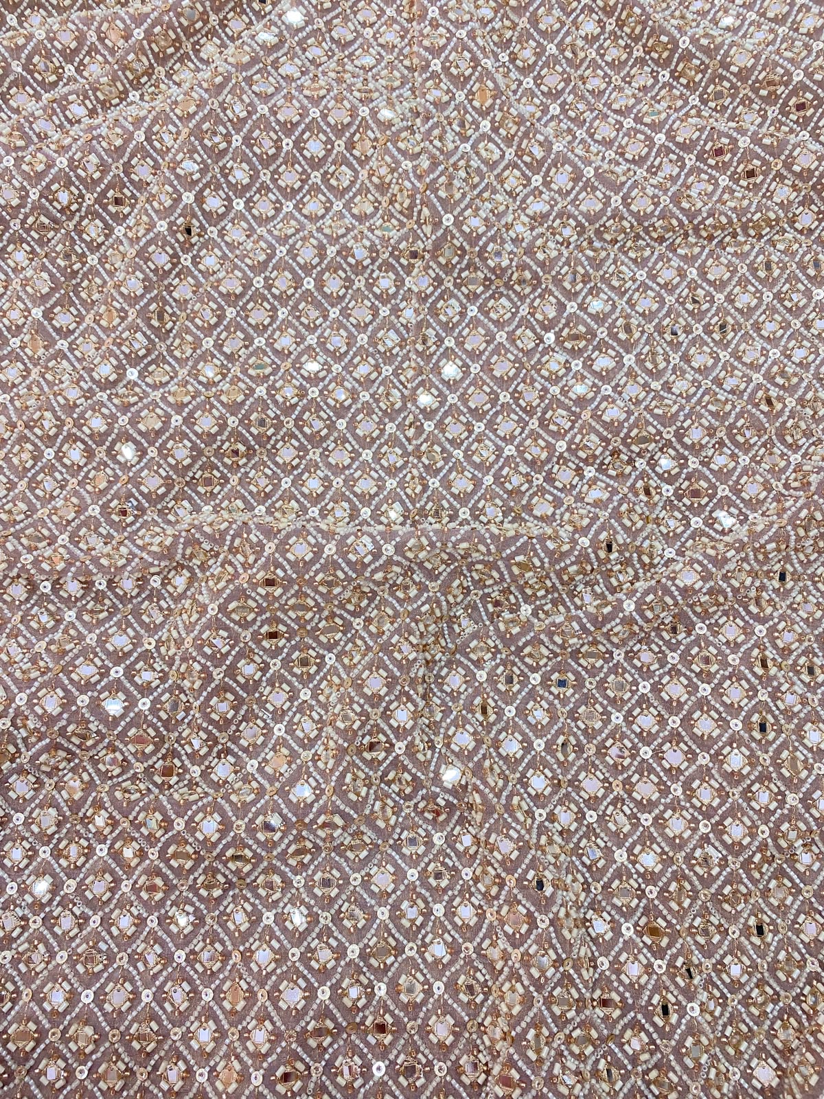 Tissue Beads Embroidery (Colours Available) 44"Inch