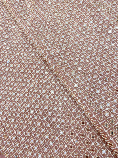 Tissue Beads Embroidery (Colours Available) 44"Inch